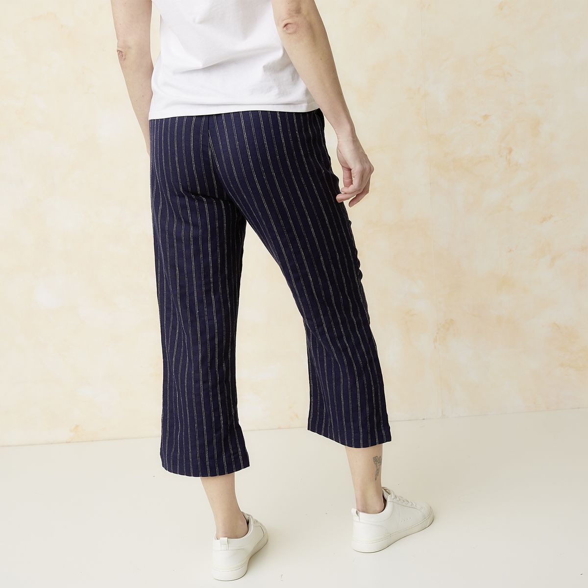 S COCCI - Pantalón Lino Tiro Alto Mujer S Cocci