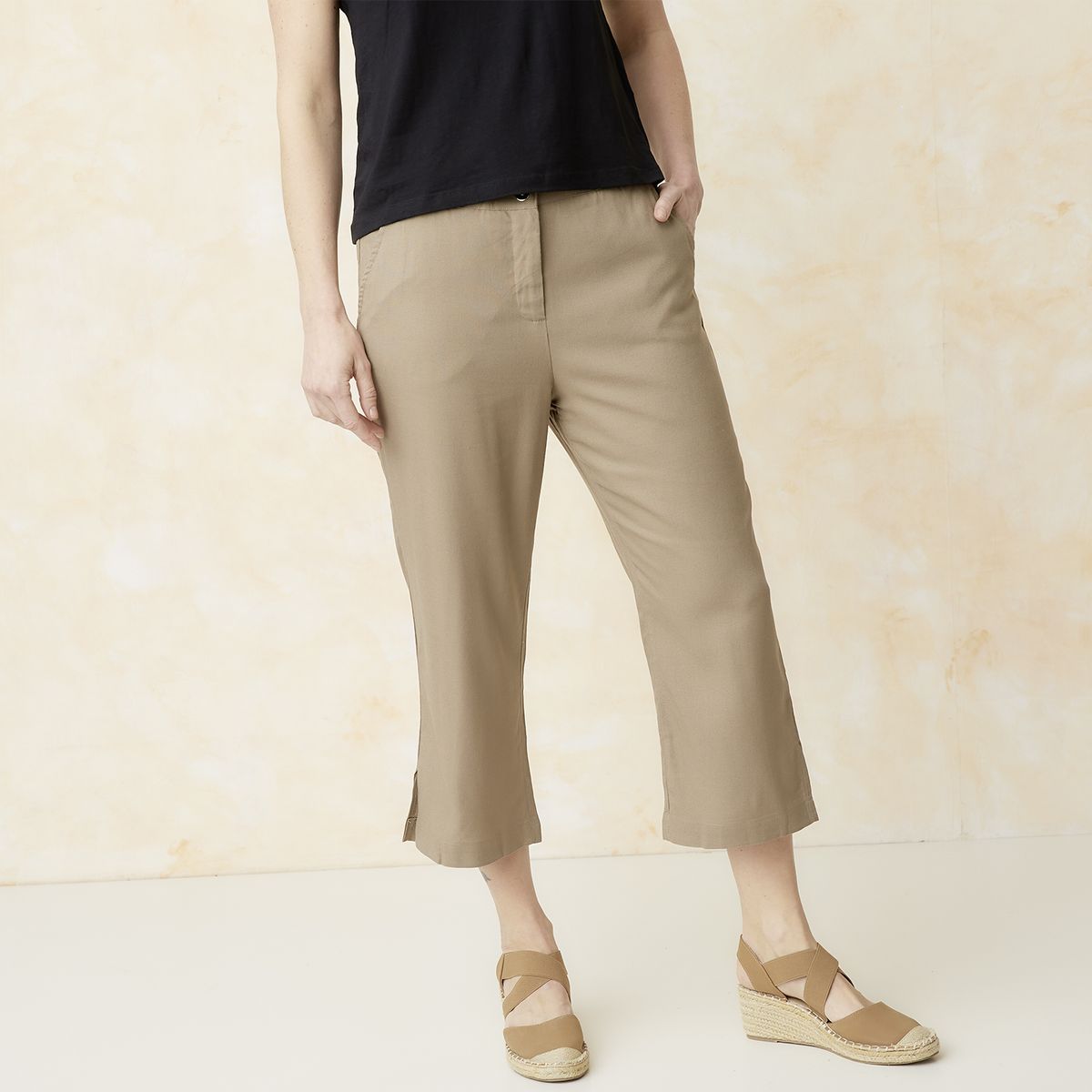 S COCCI - Pantalón Lino Tiro Alto Mujer S Cocci