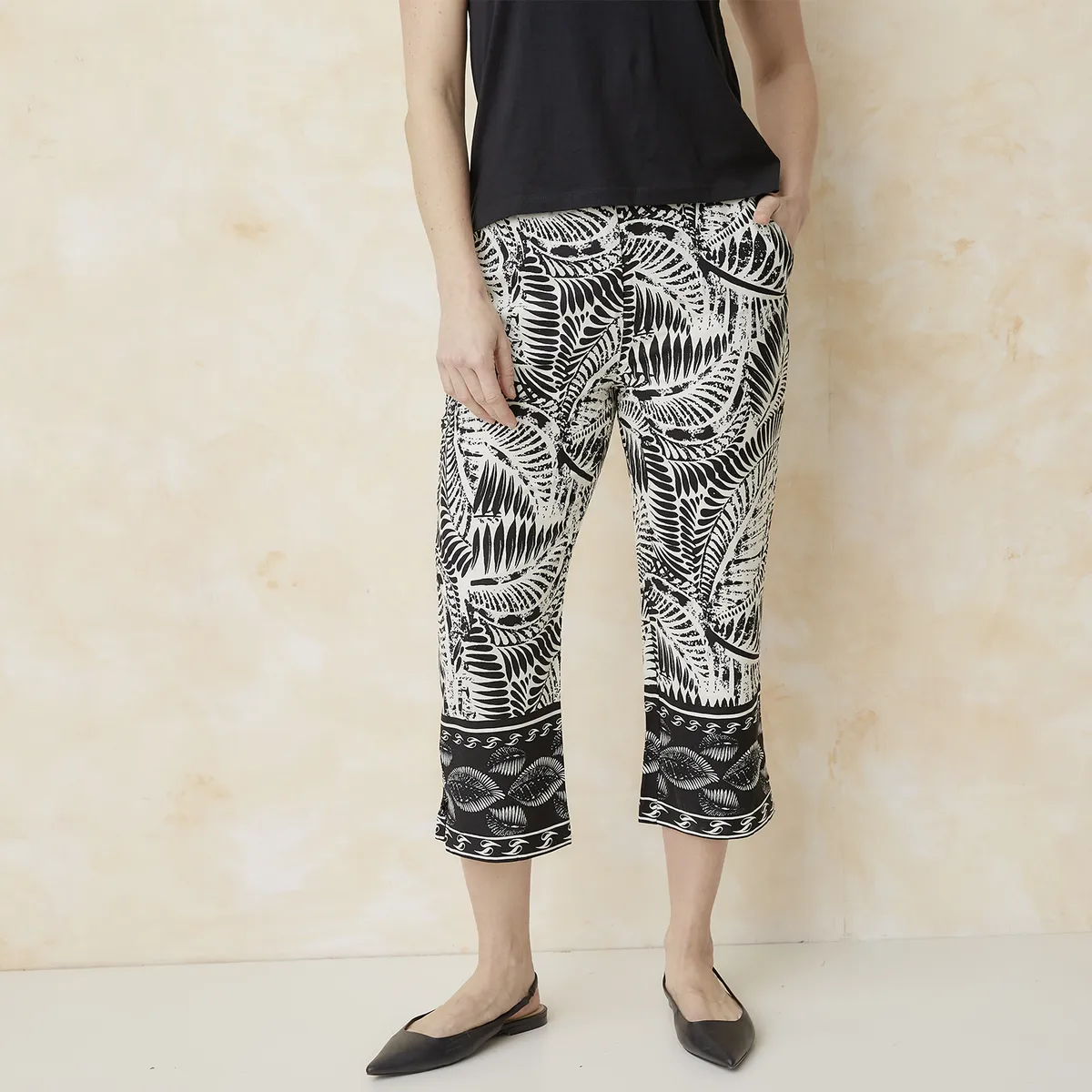 S COCCI - Pantalón Lino Tiro Alto Mujer S Cocci