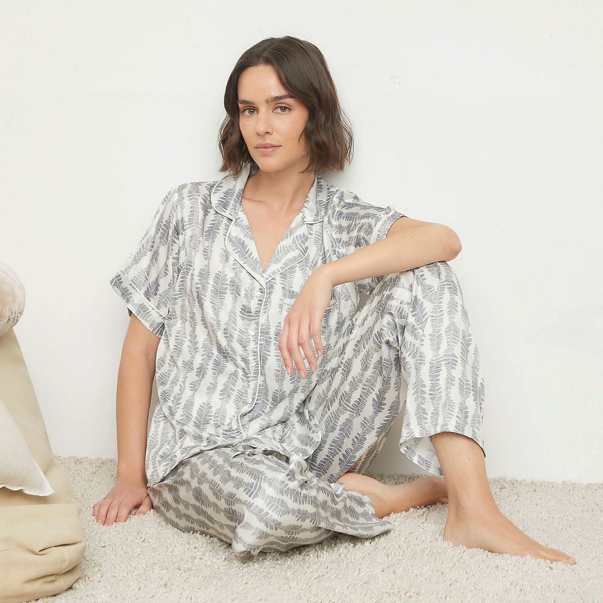 BLU - Pijama Camisero Mujer Blu