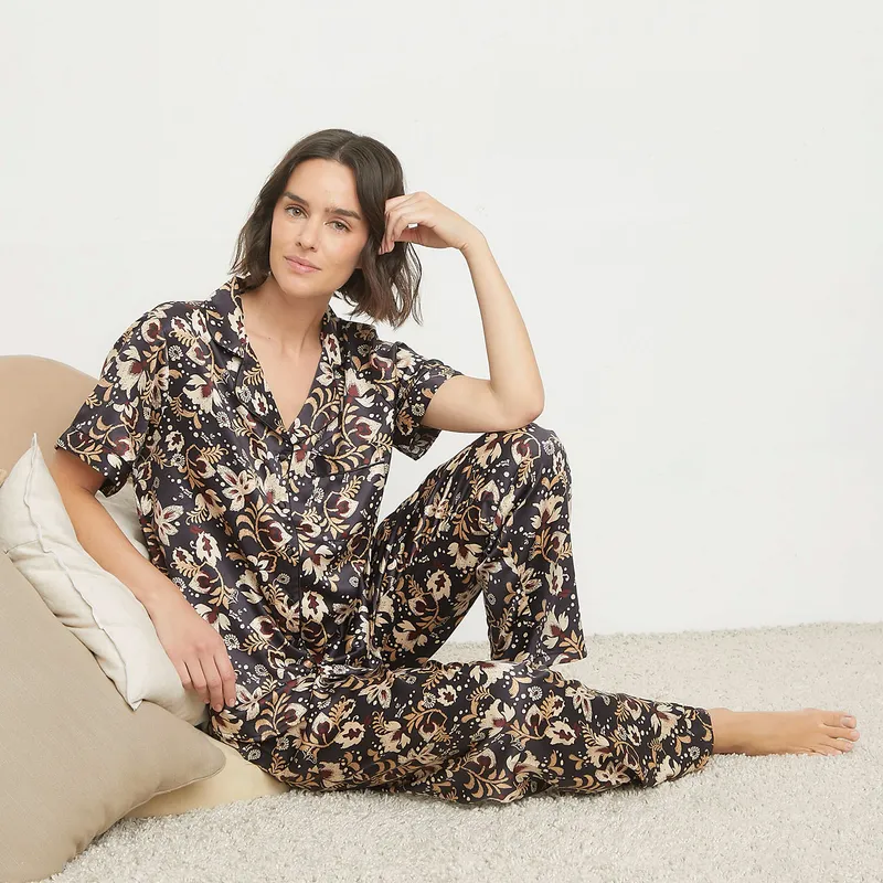BLU - Pijama Camisero Mujer Blu