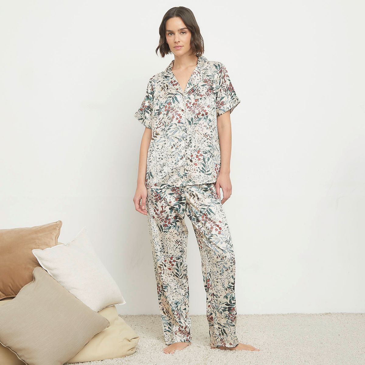 BLU - Pijama Camisero Mujer Blu