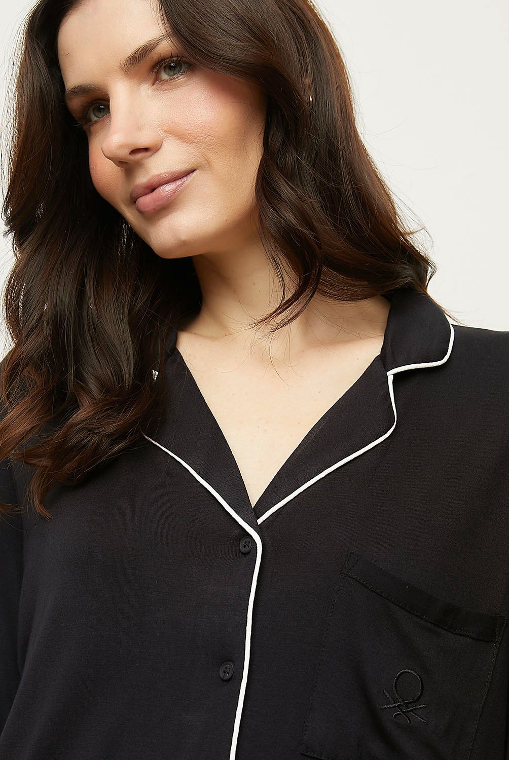 BENETTON - Pijama Camisero Mujer Benetton