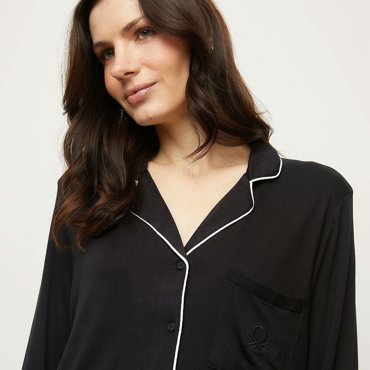 BENETTON - Pijama Camisero Mujer Benetton