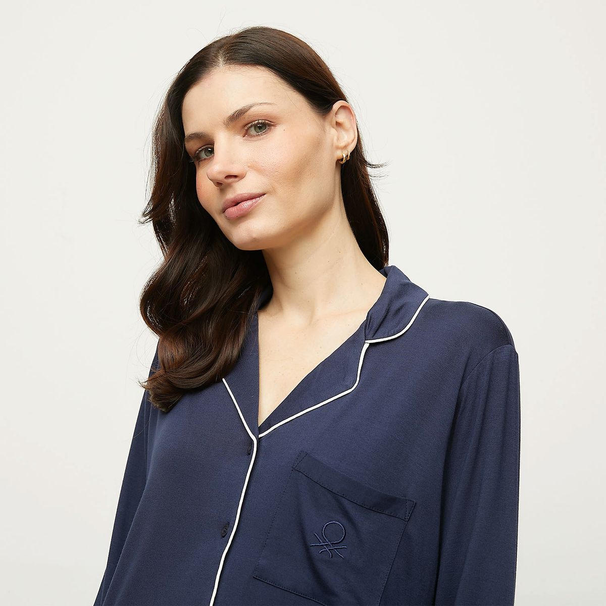 BENETTON - Pijama Camisero Mujer Benetton