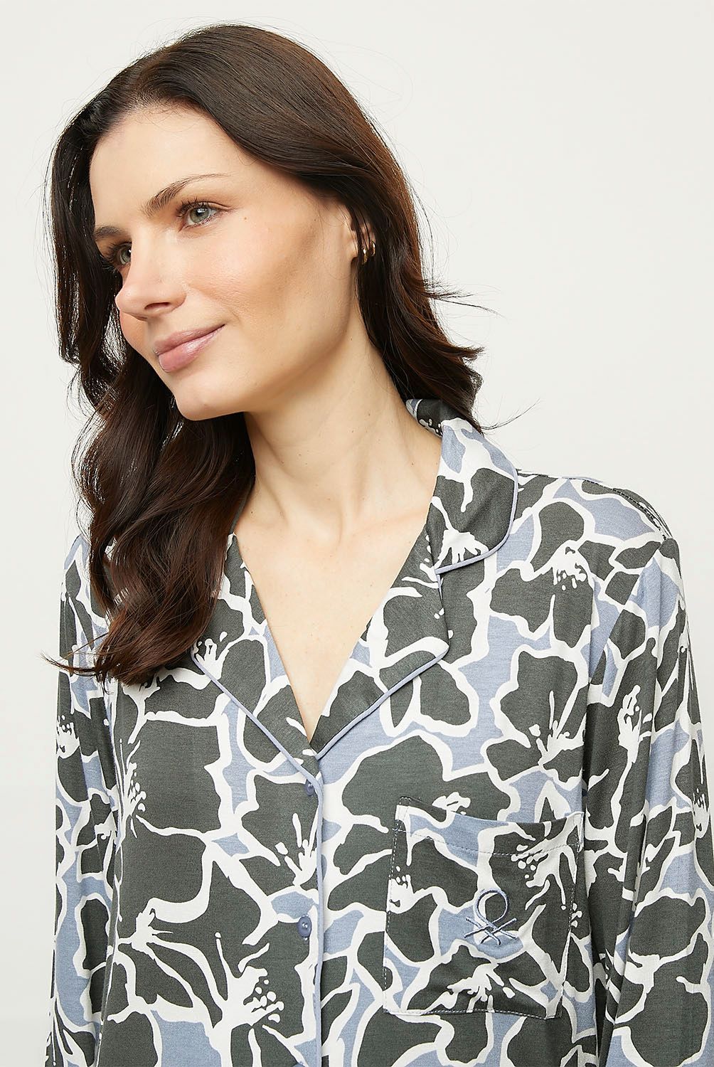 BENETTON - Pijama Camisero Mujer Benetton