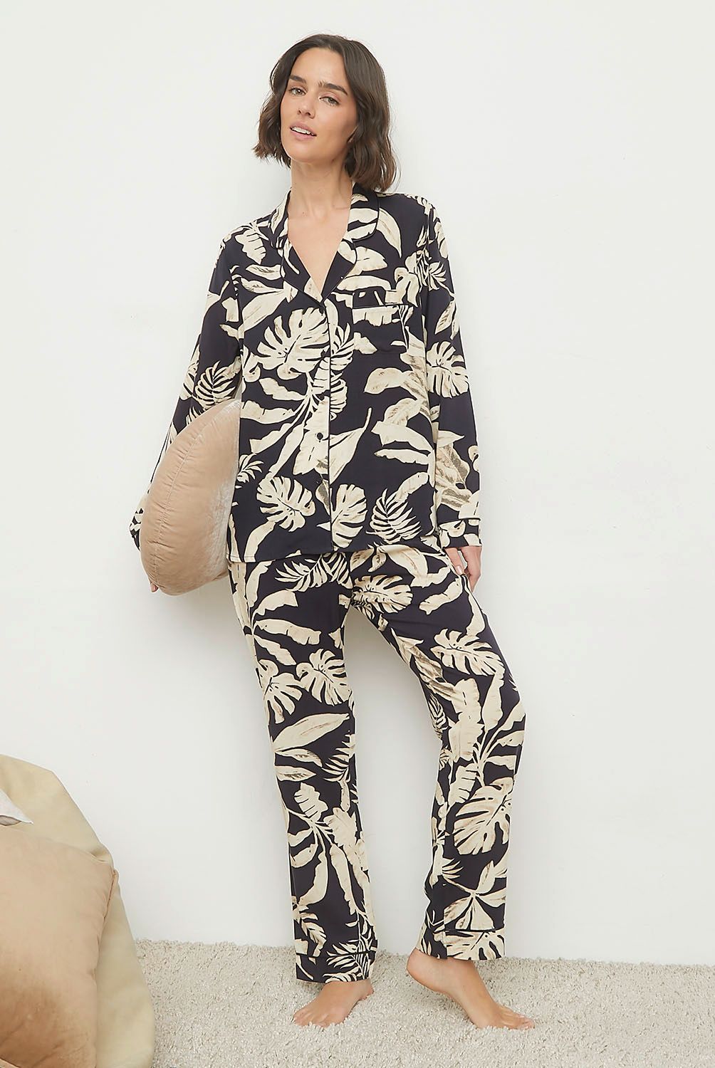BLU - Pijama Camisero Mujer Blu