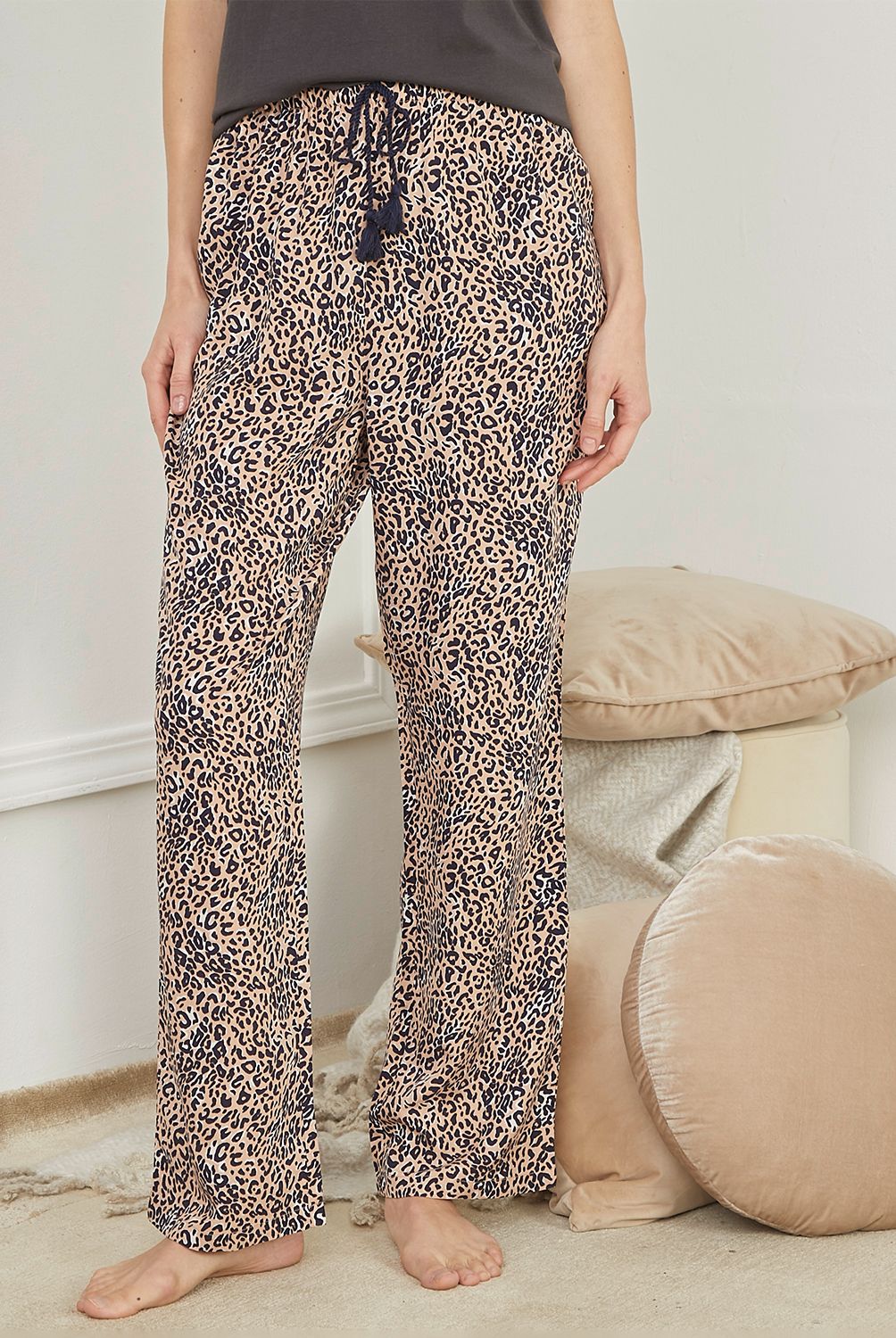 BLU - Pantalón Largo de Pijama Mujer Blu