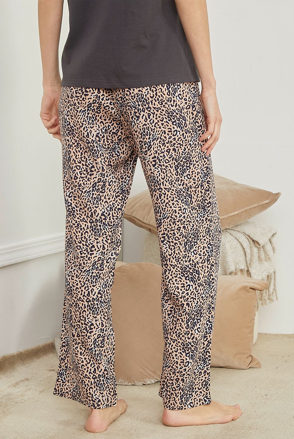 BLU - Pantalón Largo de Pijama Mujer Blu