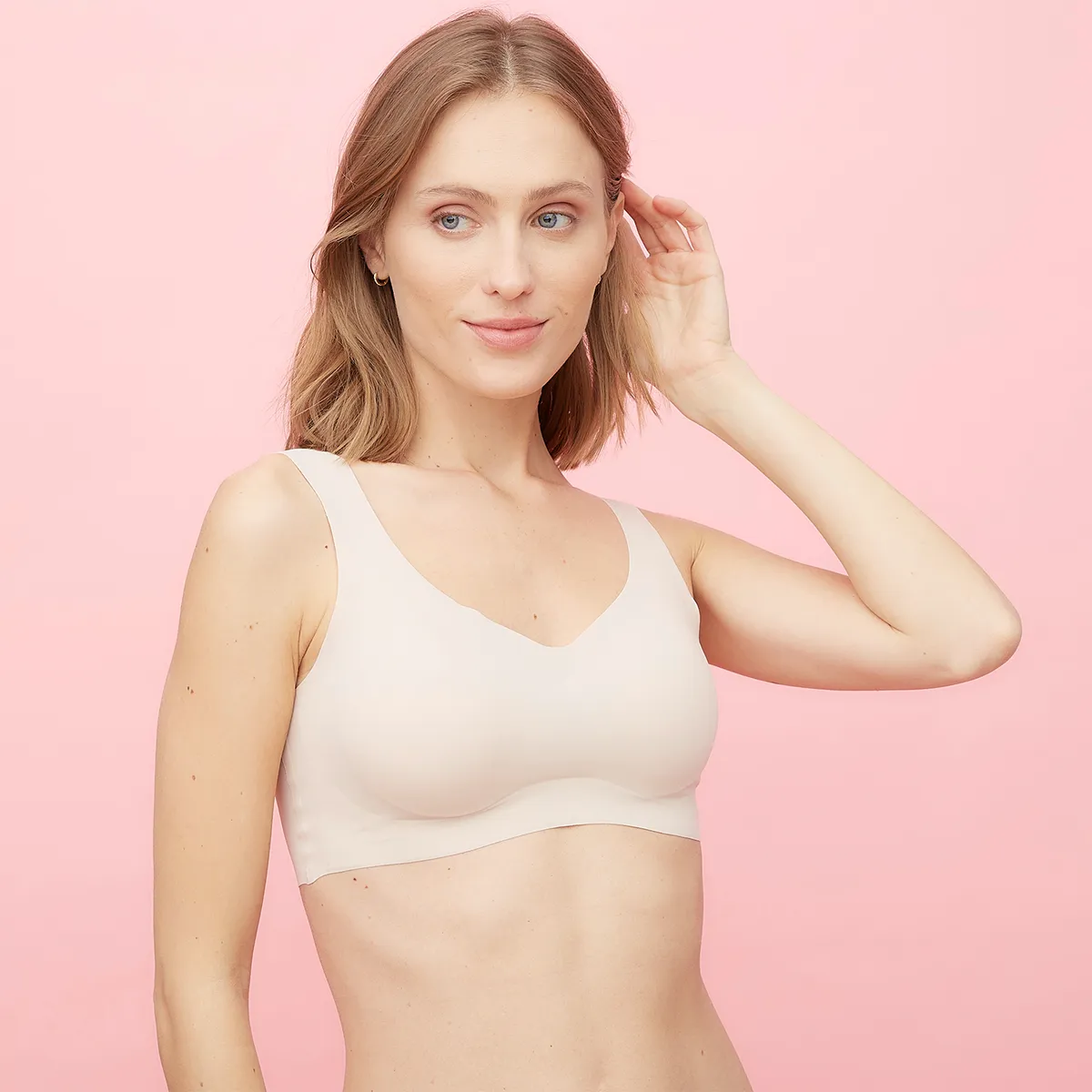 BLU - Sostén Invisible Microfibra Mujer