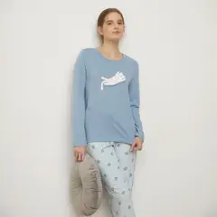 SYBILLA - Polera de Pijama Mujer