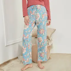 BLU - Pantalón Largo de Pijama Mujer
