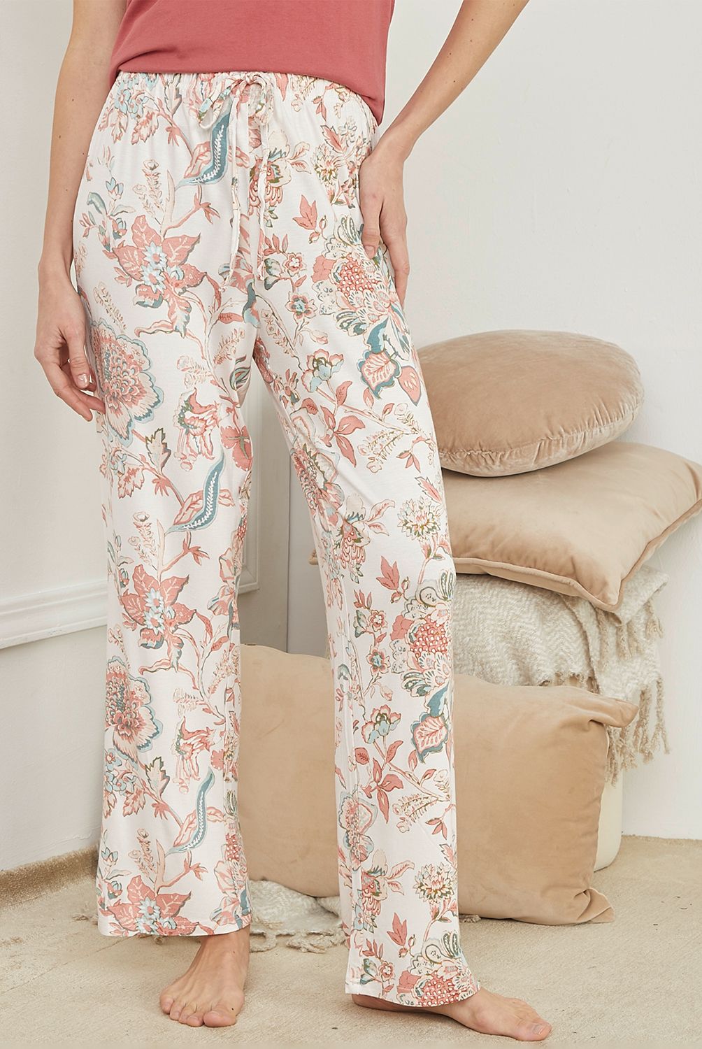 BLU - Pantalón Largo de Pijama Mujer Blu