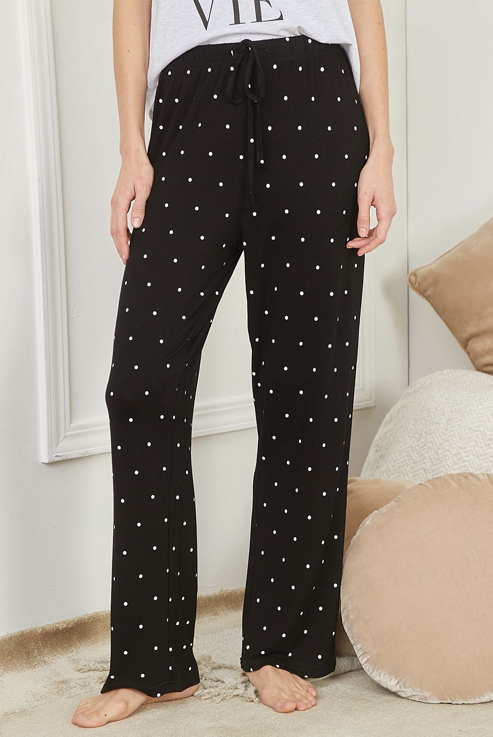 BLU - Pantalón Largo de Pijama Mujer Blu