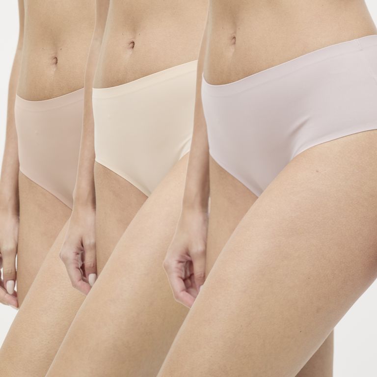 Pack De 3 Calzones Microfibra Tiro Alto Mujer