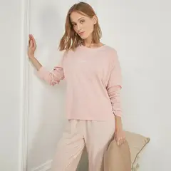 BLU - Polera de Pijama Algodón Mujer