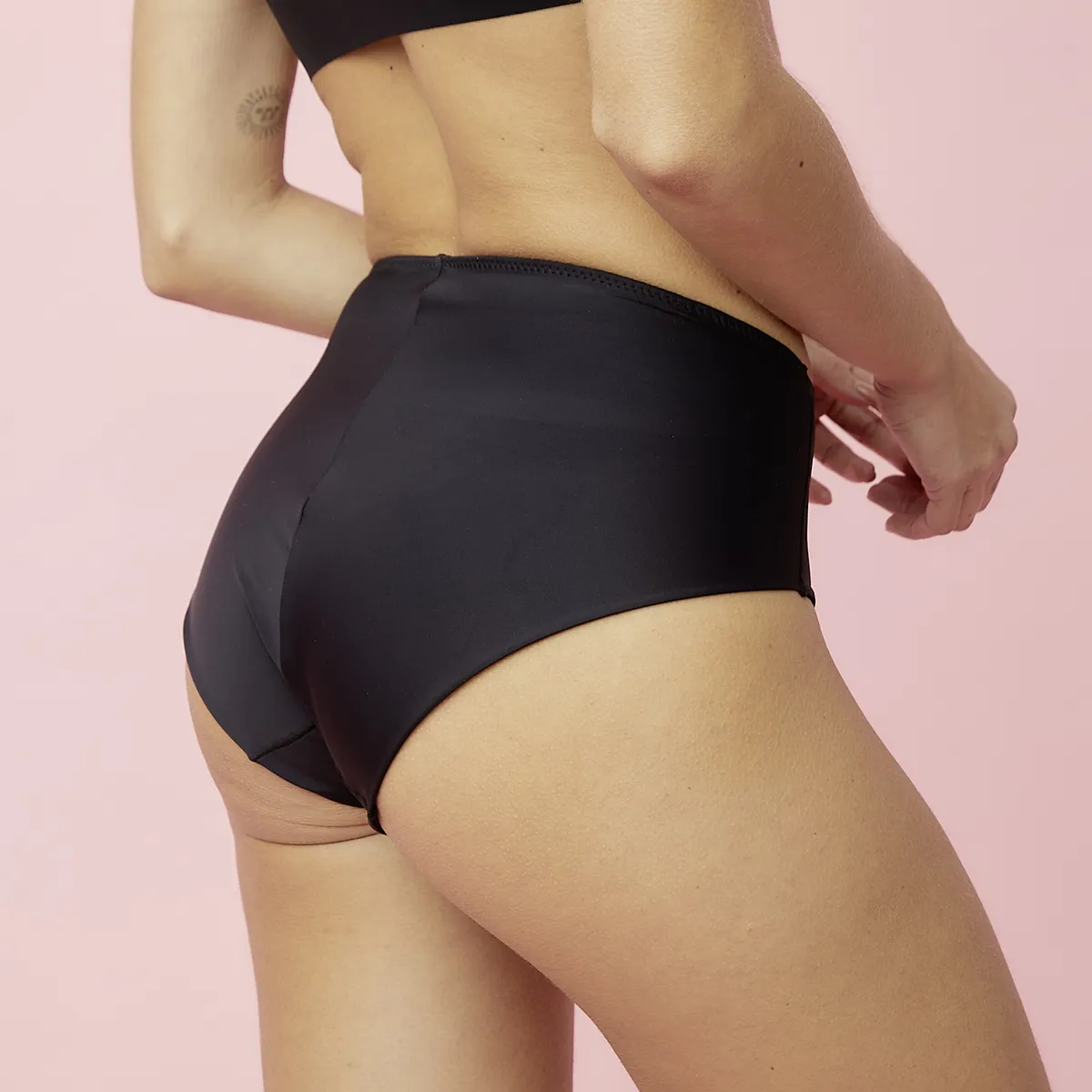 BLU - Pack de 2 Calzones Faja Control Tiro Alto Mujer Blu