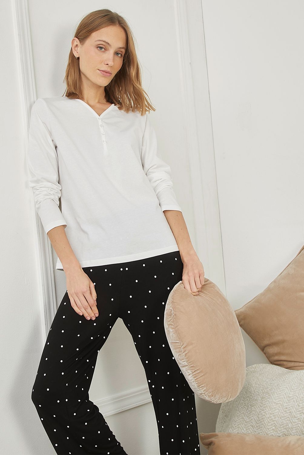 BLU - Polera de Pijama Mujer Blu