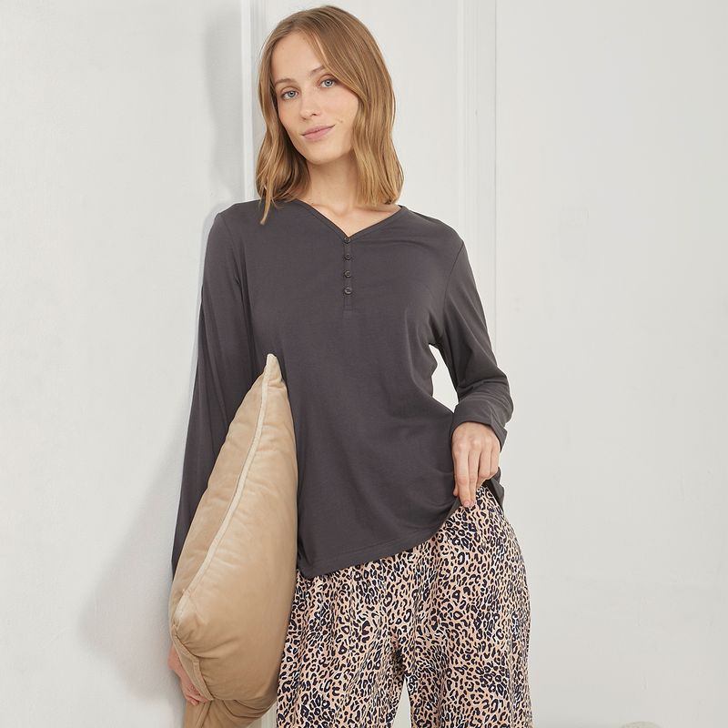 BLU - Polera de Pijama Mujer Blu