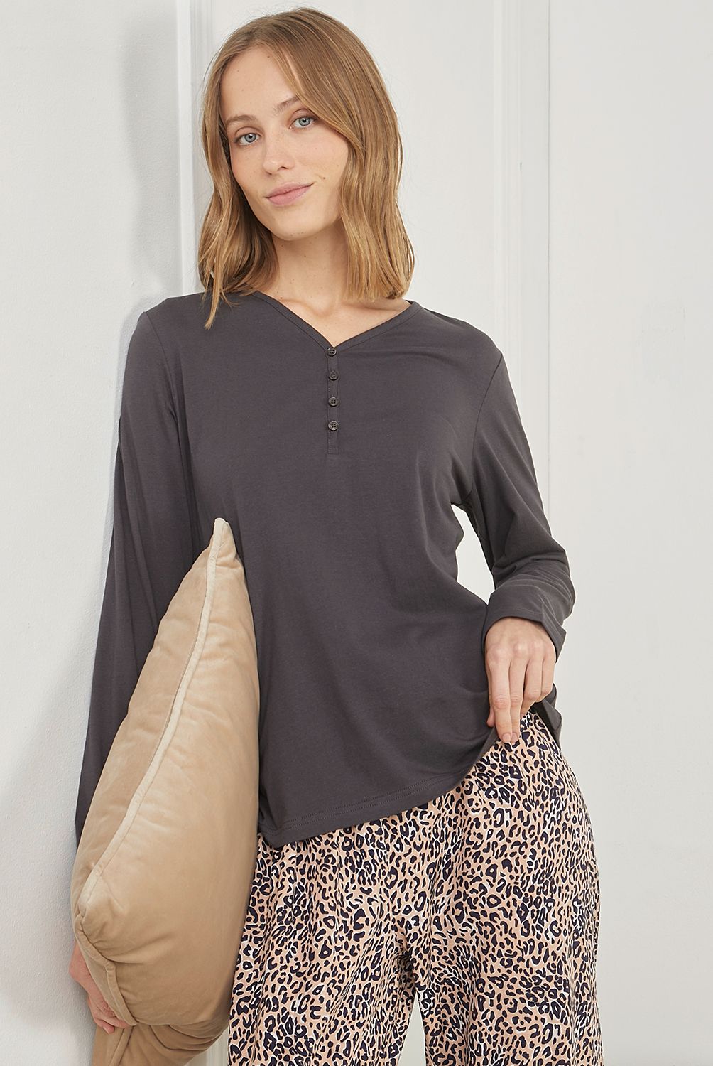 BLU - Polera de Pijama Mujer Blu
