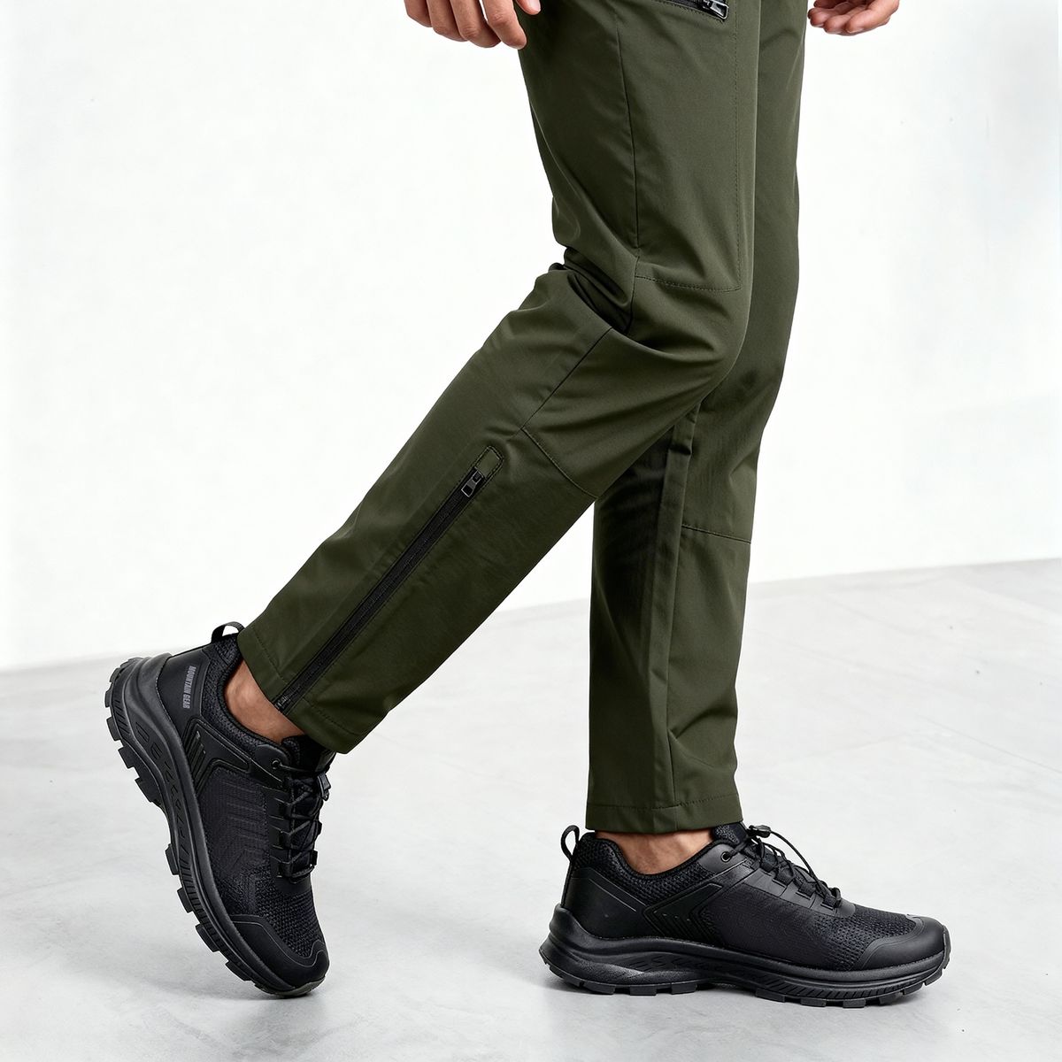 MOUNTAIN GEAR - Teide Zapatilla Outdoor Hombre Negro Mountain Gear