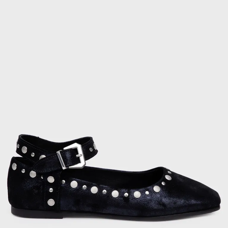 AMERICANINO Ballerina Mujer Cuero Azul