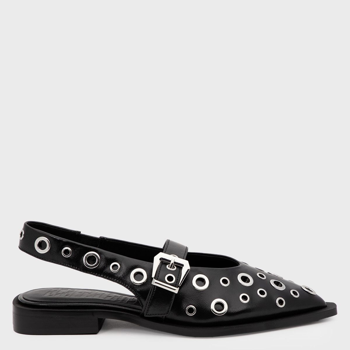 AMERICANINO - Ballerina Mujer Cuero Negro Americanino