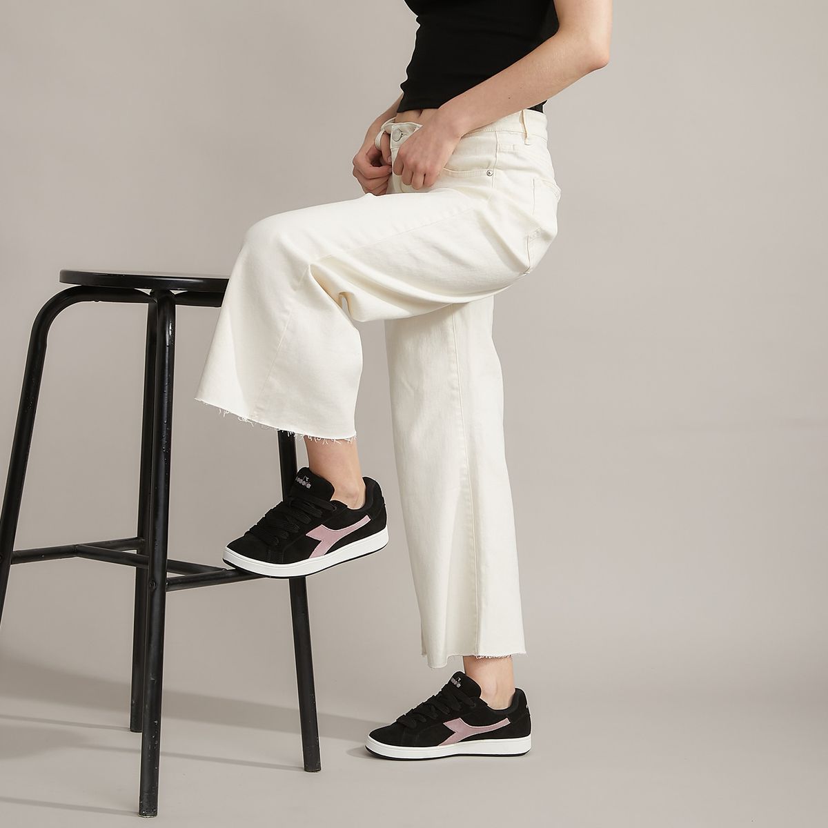 DIADORA - W Court Xl Zapatilla Urbana Mujer Negro Diadora