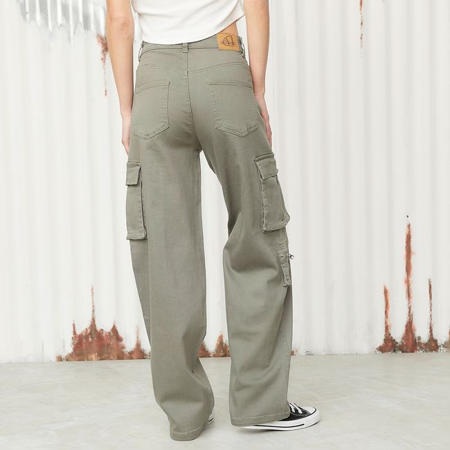 AMERICANINO - Pantalón Cargo Tiro Medio Mujer Americanino