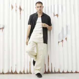 AMERICANINO - Pantalón Fit Baggy Hombre