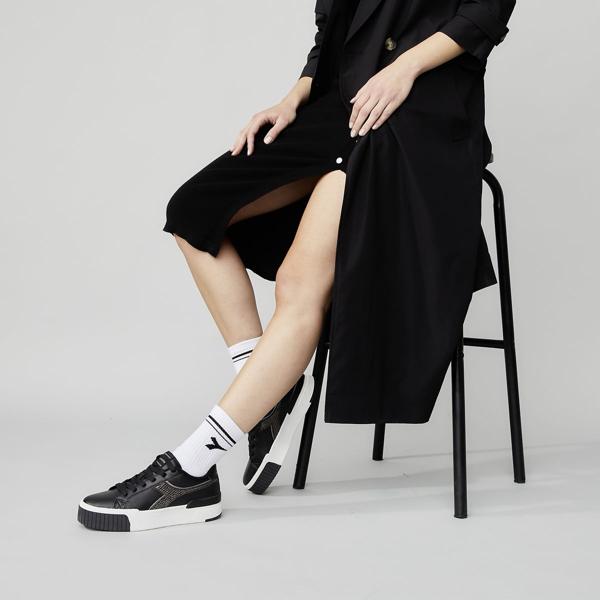 DIADORA - Befatop Zapatilla Urbana Mujer Negro Diadora