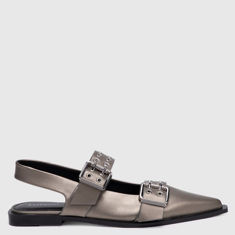 BASEMENT Acybo Zapato Casual Mujer Casual Plateado