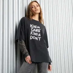 AMERICANINO - Polera Manga Larga Algodón Mujer