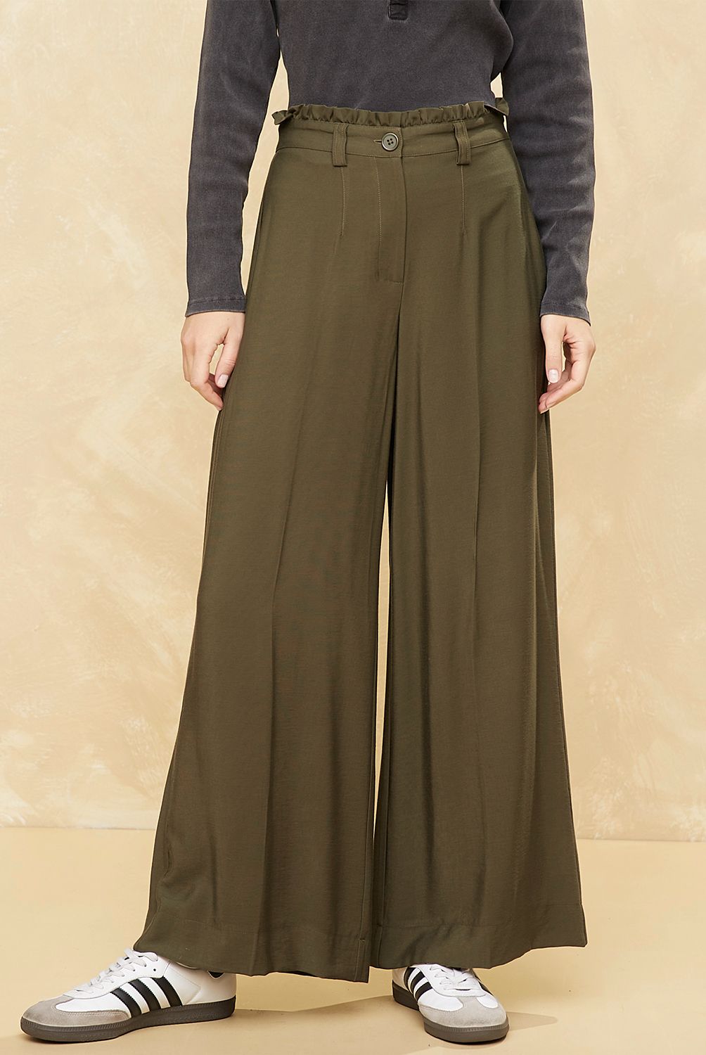 UNIVERSITY CLUB - Pantalón Flare Tiro Alto Mujer University Club