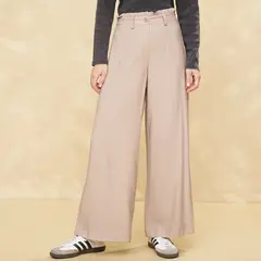 UNIVERSITY CLUB - Pantalón Flare Tiro Alto Mujer