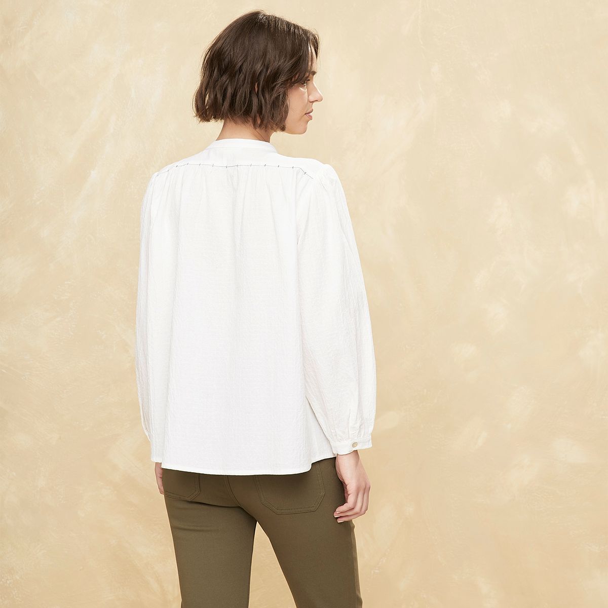 UNIVERSITY CLUB - Blusa Manga Larga Algodón Mujer University Club