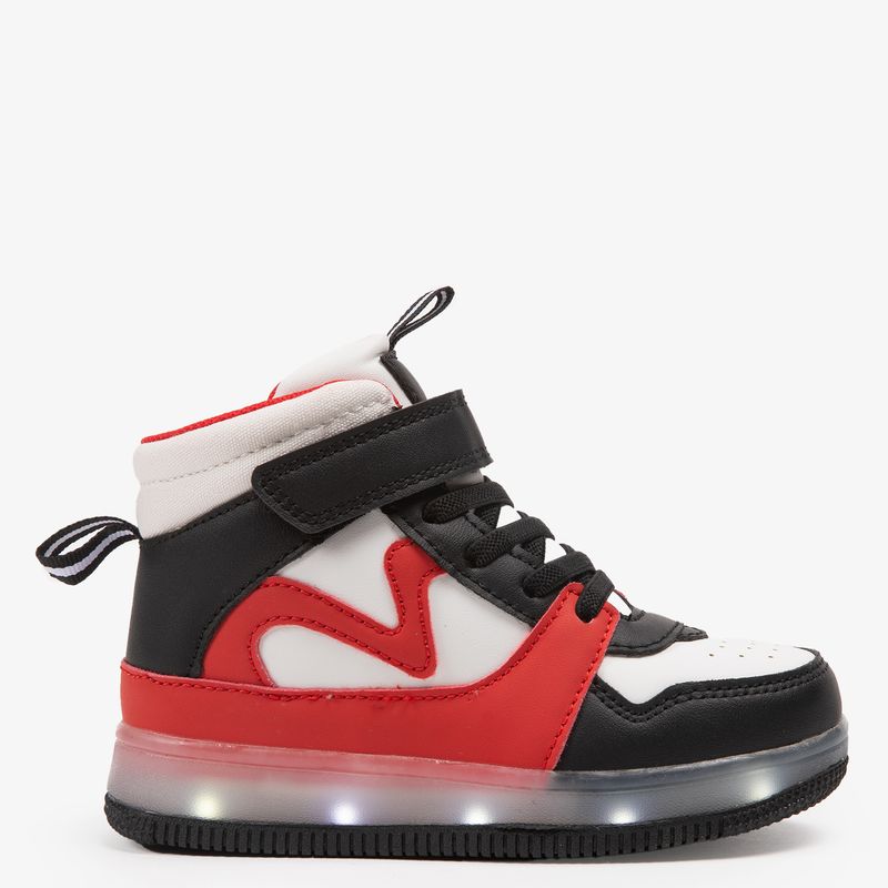 YAMP - Altoluz Zapatilla Urbana Niño Con Luces Rojo (22 A 26) Yamp