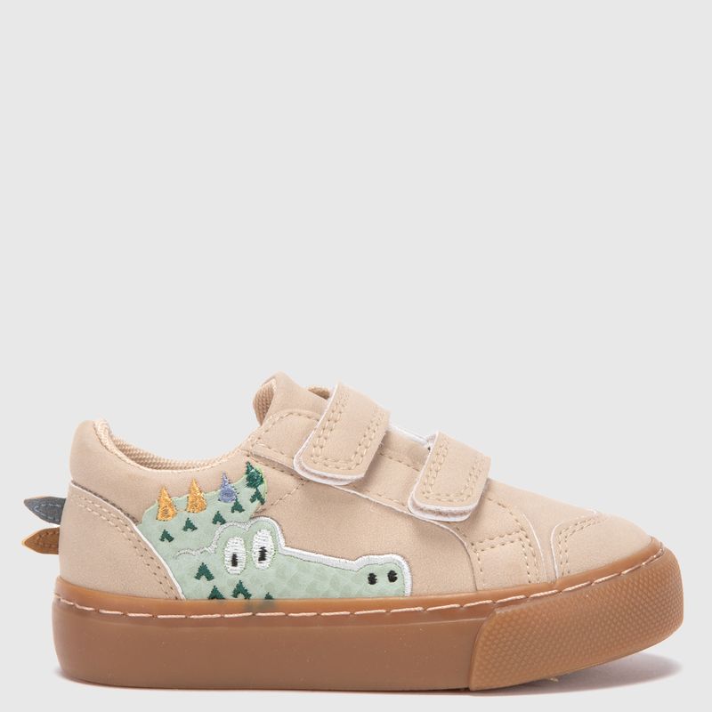 YAMP - Strap Zapatilla Urbana Niño Beige (22 a 26) Yamp