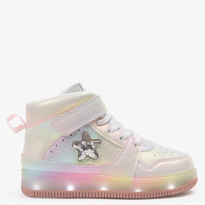 YAMP - Altaluz Zapatilla Urbana Niña Con Luces Multicolor (22 a 26) Yamp