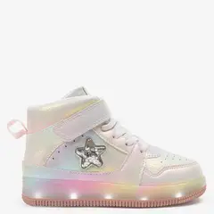 YAMP - Altaluz Zapatilla Urbana Niña Con Luces Multicolor (22 a 26)
