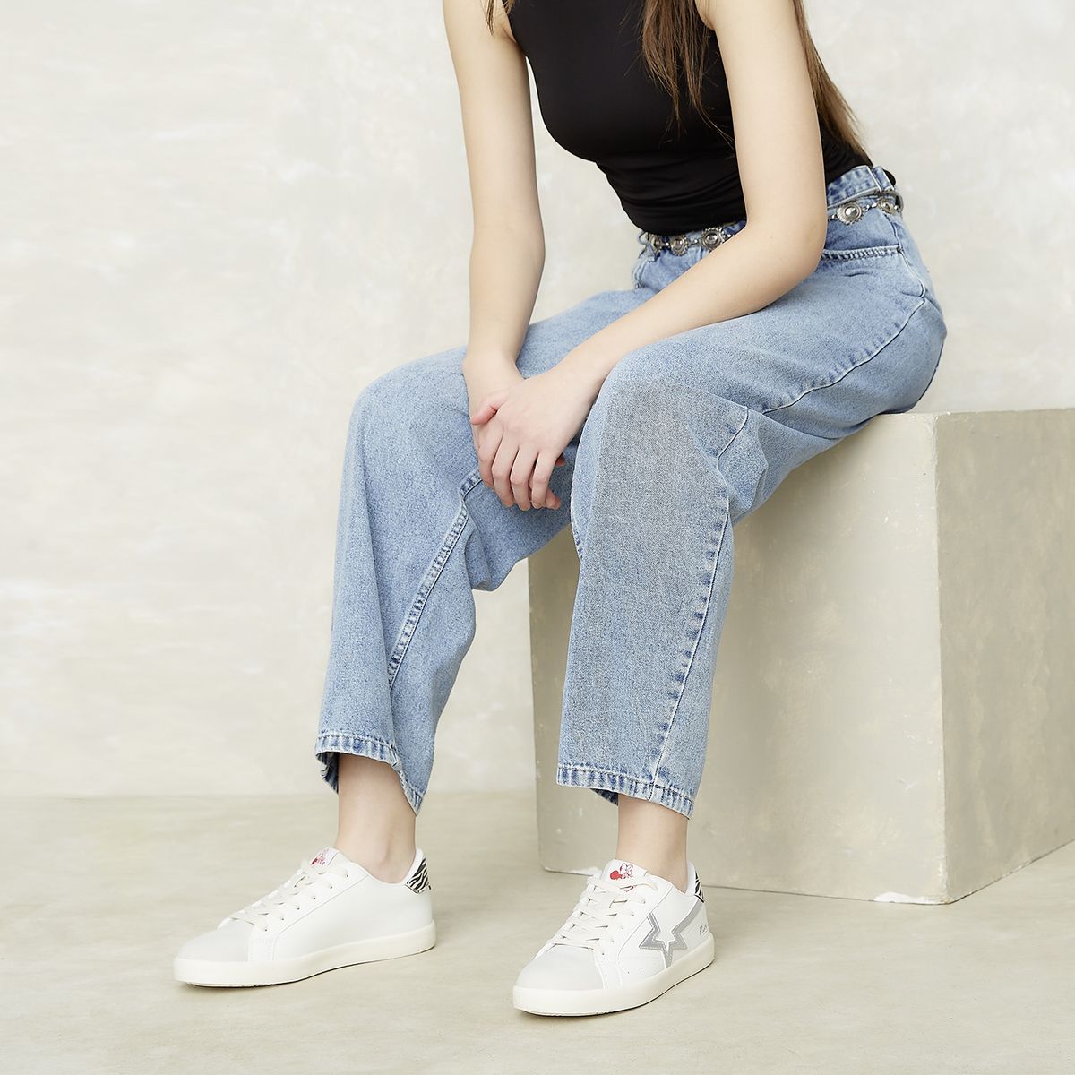 DISNEY - Zapatilla Urbana Mujer Blanco Disney