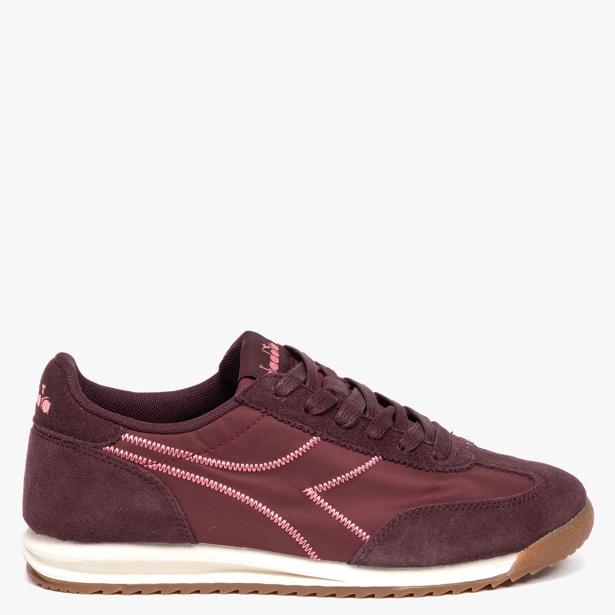 DIADORA - W Retras Zapatilla Urbana Mujer Burdeo Diadora