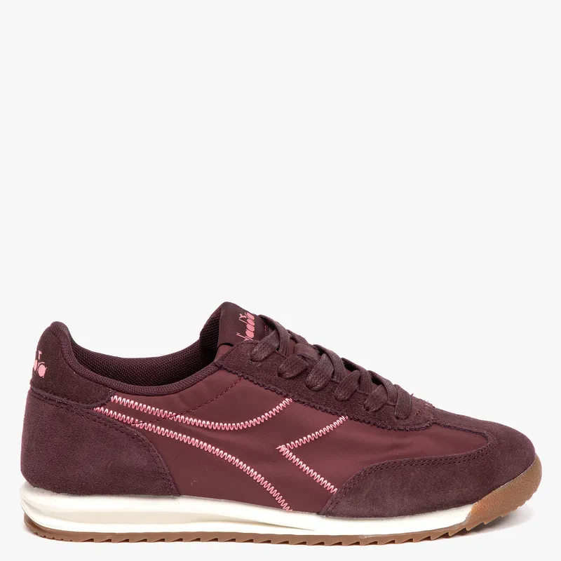 DIADORA - W Retras Zapatilla Urbana Mujer Burdeo Diadora