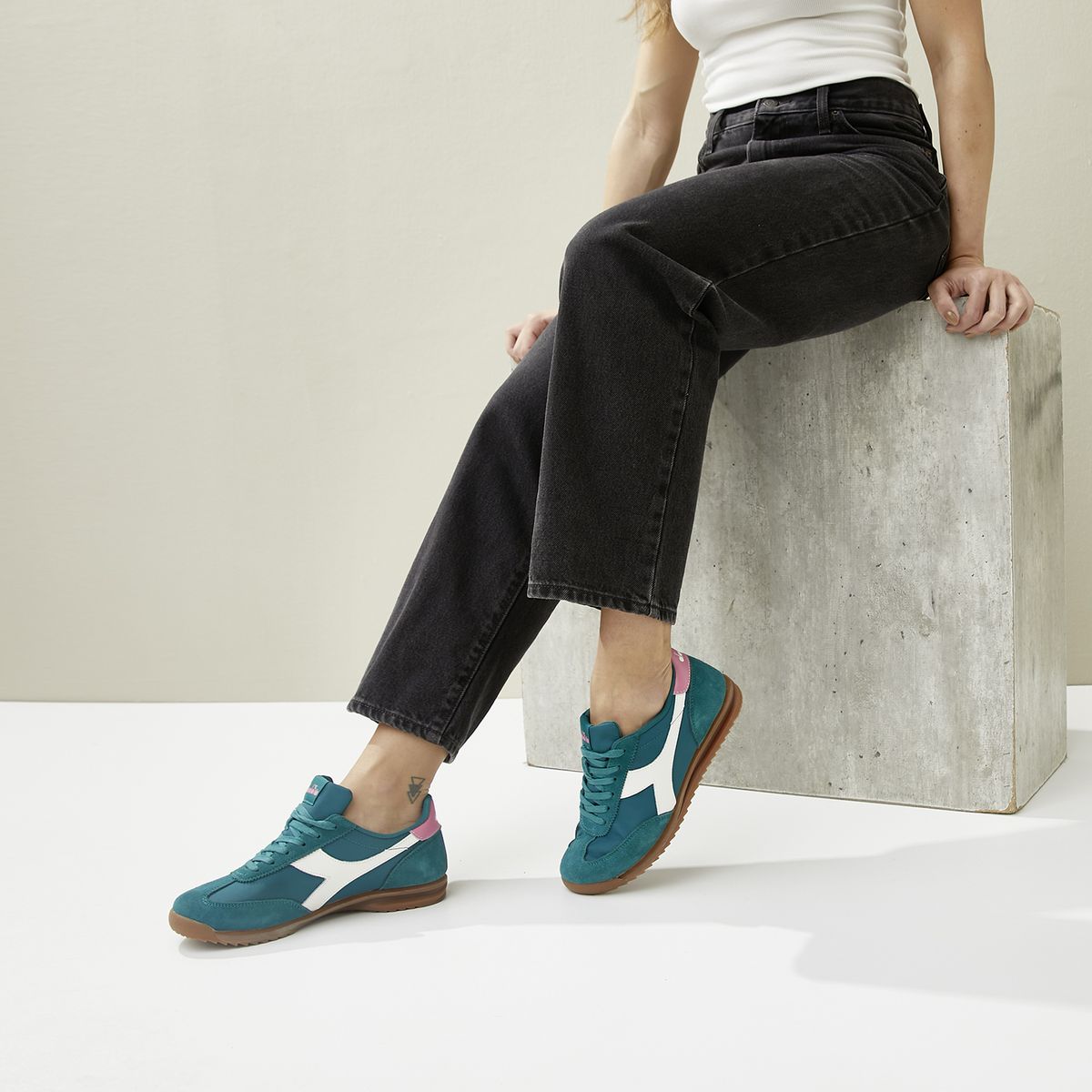 DIADORA - Retras Zapatilla Urbana Mujer Verde Diadora