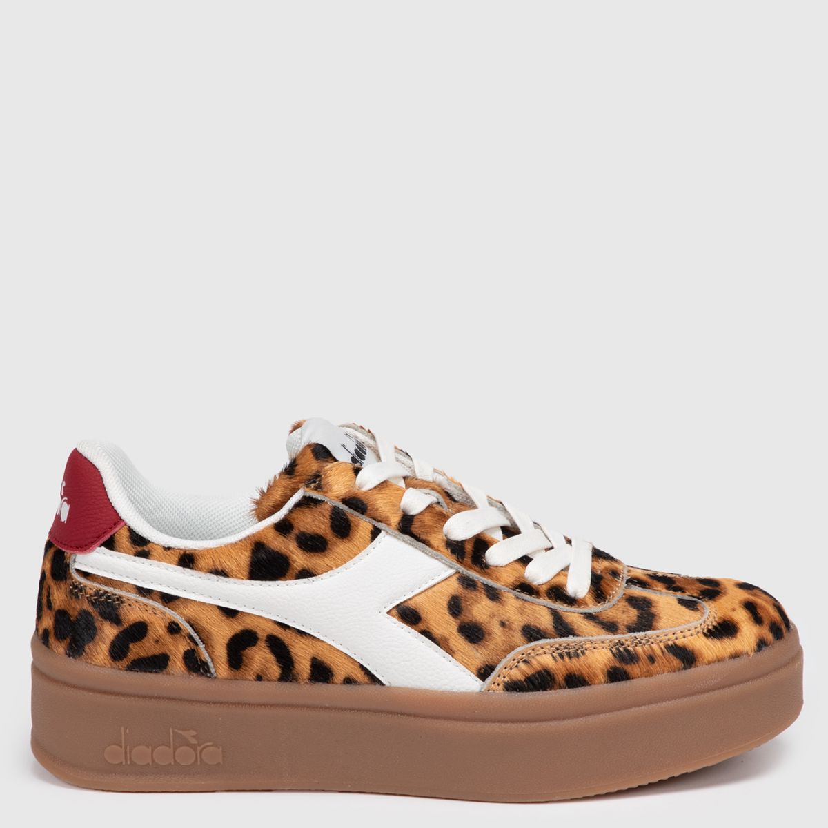 DIADORA - Bamplat Zapatilla Urbana Mujer Animal Print Diadora