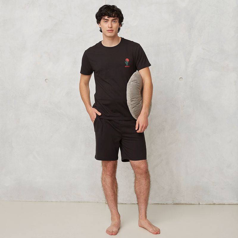 BEARCLIFF - Conjunto Pijama Corto Algodón Hombre Bearcliff