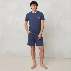 BEARCLIFF - Conjunto Pijama Corto Algodón Hombre