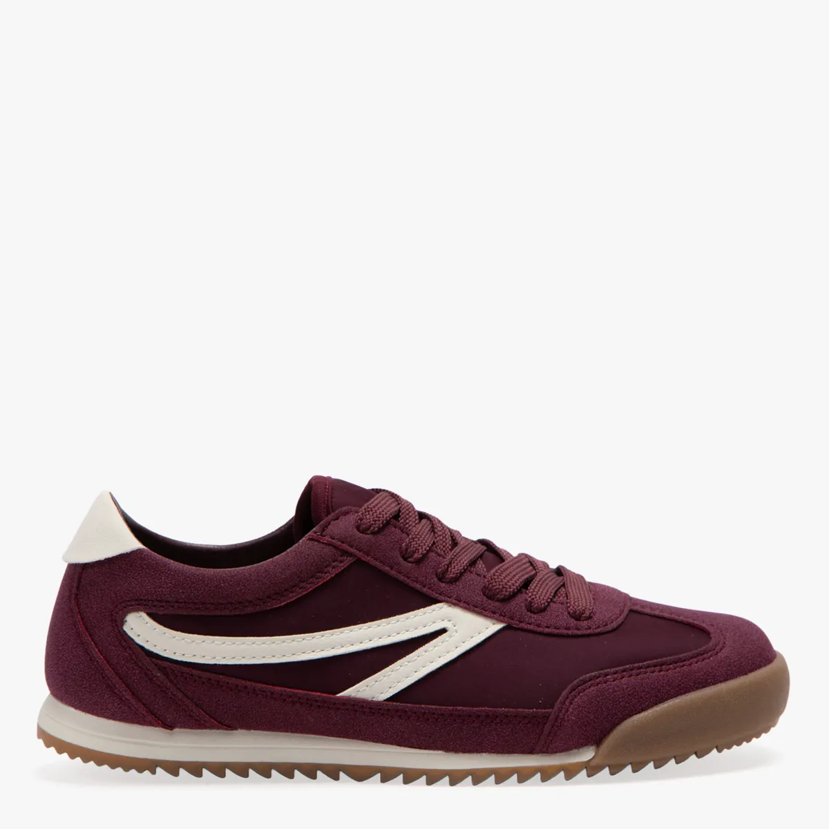 SYBILLA - Zapatilla Urbana Mujer Burdeo Sybilla