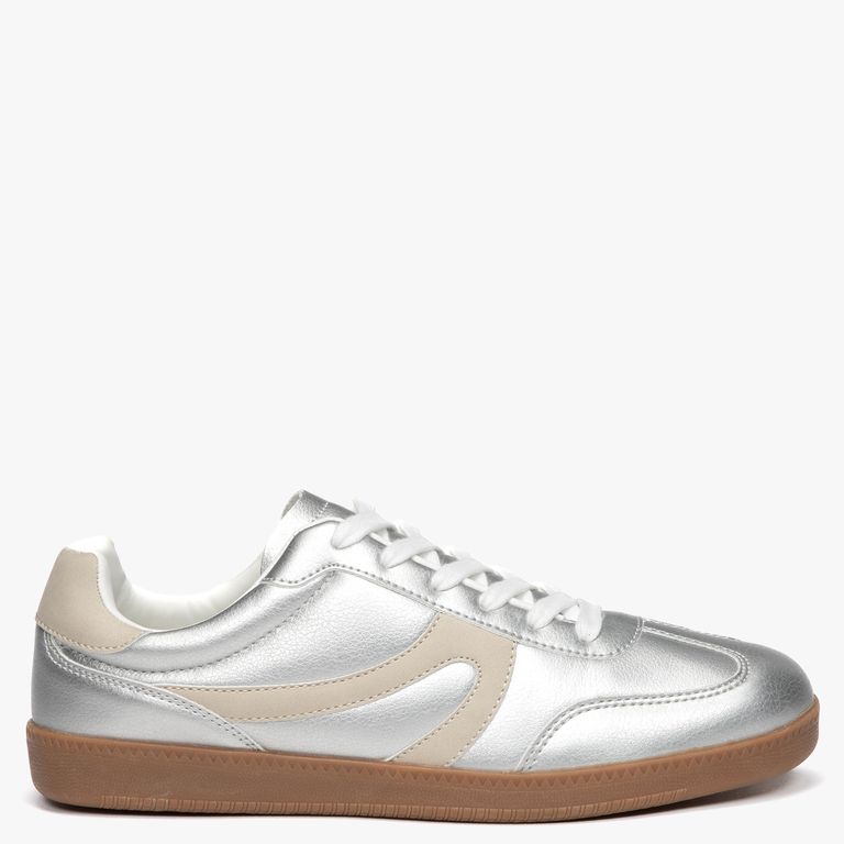 Asaby Zapatilla Urbana Mujer Plateado