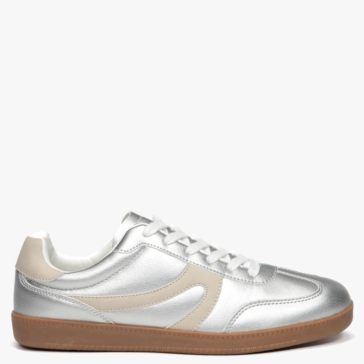 SYBILLA - Asaby Zapatilla Urbana Mujer Plateado Sybilla